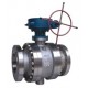 Metal seated trunion ball valve